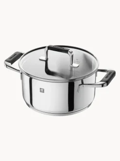 Batería de cocina de acero inoxidable Poletto, 5 pzas.