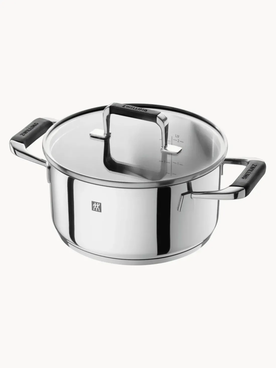 Batería de cocina de acero inoxidable Poletto, 5 pzas.