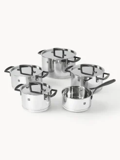 Batería de cocina de acero inoxidable Bellasera, 5 pzas.