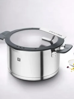 Batería de cocina de acero inoxidable Simplify, 4 pzas.