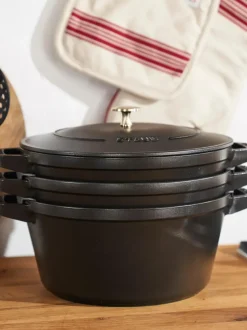 Batería de cocina de hierro fundido La Cocotte, 3 uds.