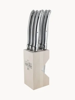 Bloque de 6 cuchillos Debutant Inox