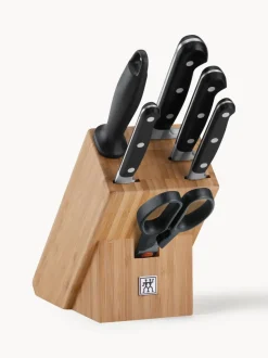 Bloque de cuchillos de madera de bambú Professional, 7 uds.