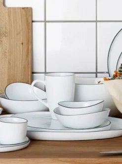 Bol artesanal de porcelana Salt