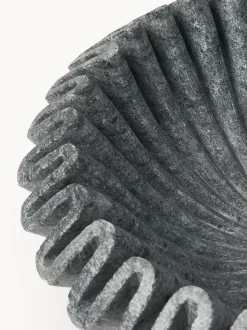 Bol decorativo artesanal de mármol Santorini, Ø 31 cm