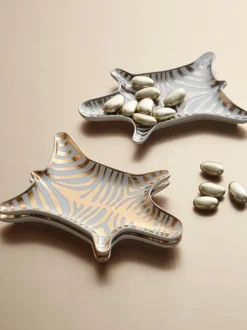 Bol decorativo de porcelana Zebra