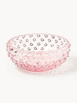 Bol de vidrio soplado Hobnail