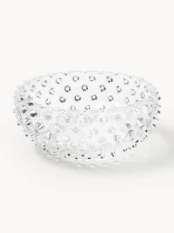 Bol de vidrio soplado Hobnail