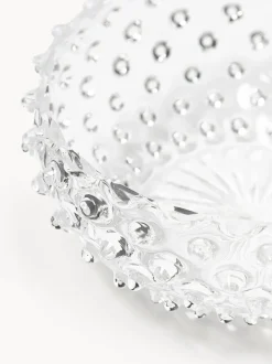 Bol de vidrio soplado Hobnail