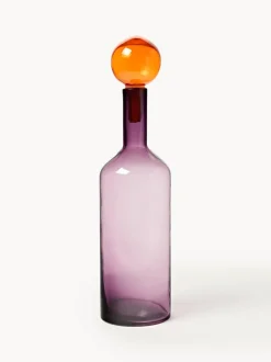 Botellas decorativas sopladas Bubbles, 4 uds.