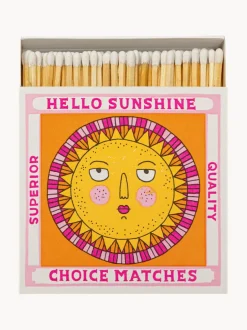 Caja de cerillas de diseño Hello Sunshine
