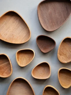 Caja de madera de roble Curve