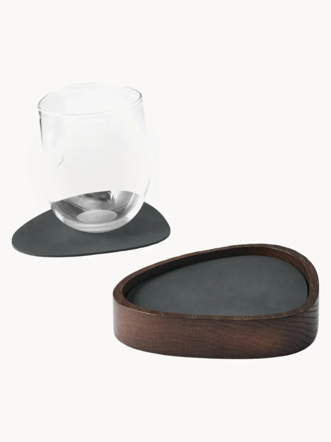 Caja de madera de roble Curve