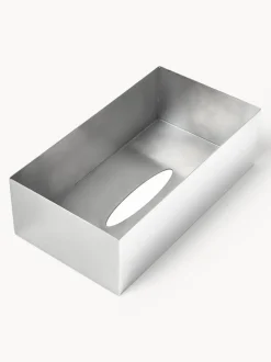 Caja de pañuelos de metal Halston