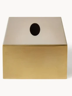 Caja de pañuelos de metal Halston