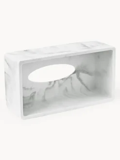 Caja de pañuelos en look mármol Kyle