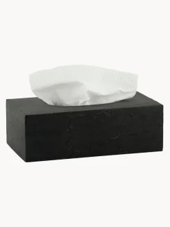 Caja de pañuelos en look pizarra Slate
