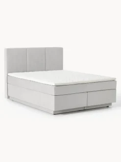 Cama continental con espacio de almacenamiento Oberon