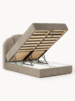 Cama continental con espacio de almacenamiento Romia