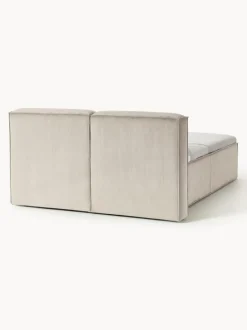 Cama continental de pana Lennon