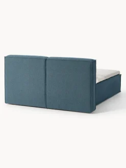 Cama continental en tejido bouclé Lennon