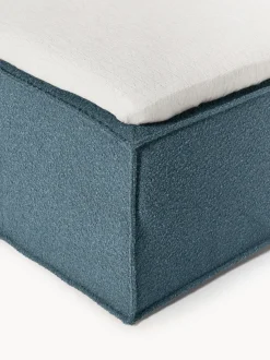 Cama continental en tejido bouclé Lennon