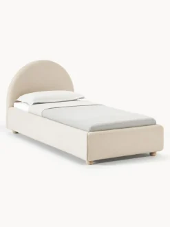 Cama individualde borreguillo Ebba, con espacio de almacenamiento