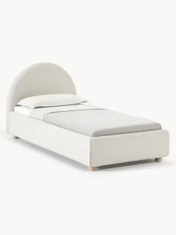 Cama individualde borreguillo Ebba, con espacio de almacenamiento