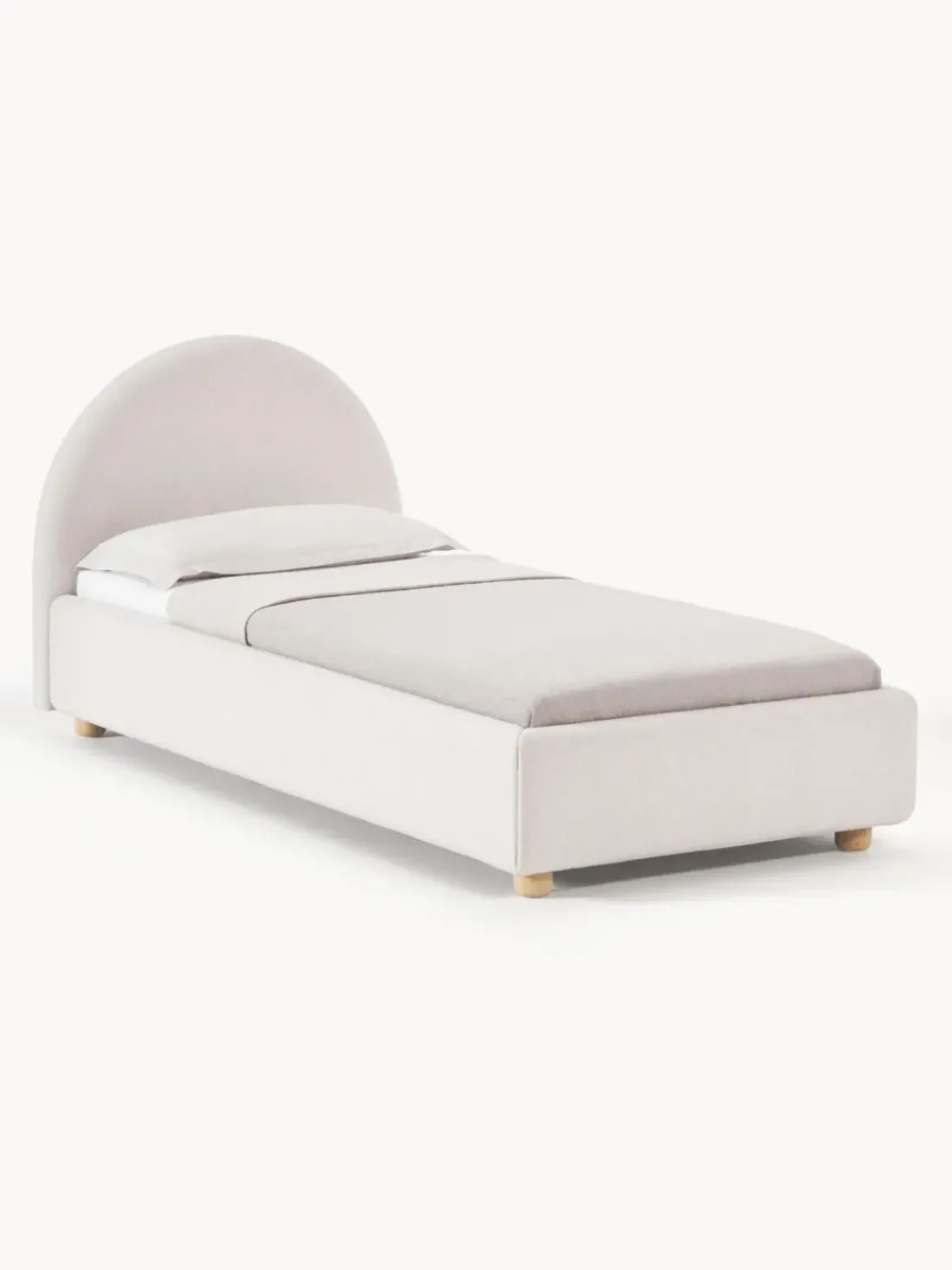 Cama individual Ebba, con espacio de almacenamiento