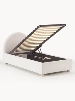 Cama individual Ebba, con espacio de almacenamiento