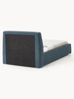 Cama individual en tejido bouclé Cloud