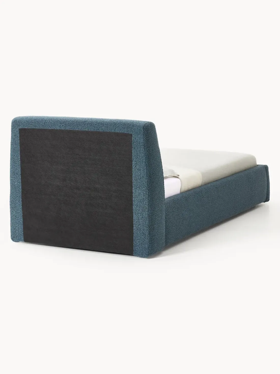 Cama individual en tejido bouclé Cloud