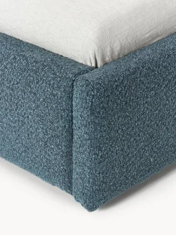 Cama individual en tejido bouclé Cloud