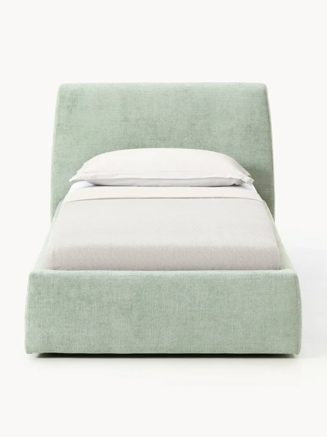 Cama individual tapizada Cloud
