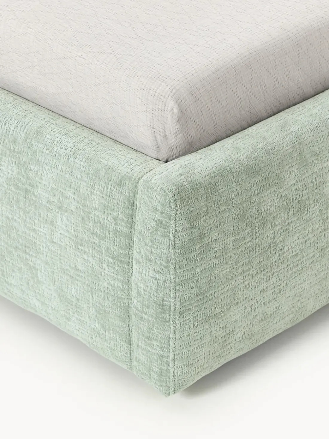 Cama individual tapizada Cloud