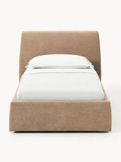 Cama individual tapizada Cloud