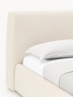 Cama individual tapizada con espacio de almacenamiento Cloud