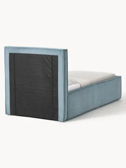 Cama individual tapizada de pana Dream