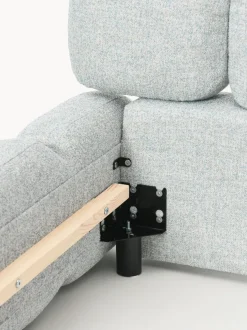 Cama individual tapizada en borreguillo bouclé Tayla