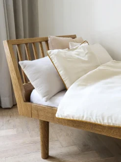 Cama infantil artesanal de madera de roble Eli, 90 x 160 cm