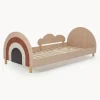 Cama infantil con soporte lateral extraíble Charli, 90 x 200 cm