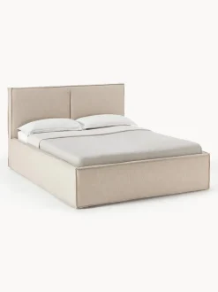 Cama tapizada con espacio de almacenamiento Dream