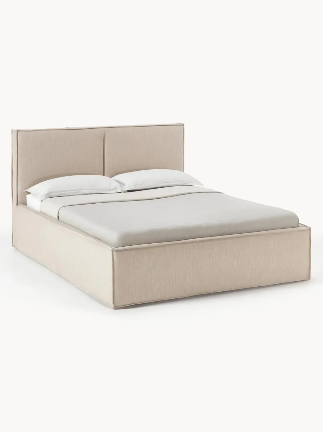Cama tapizada con espacio de almacenamiento Dream