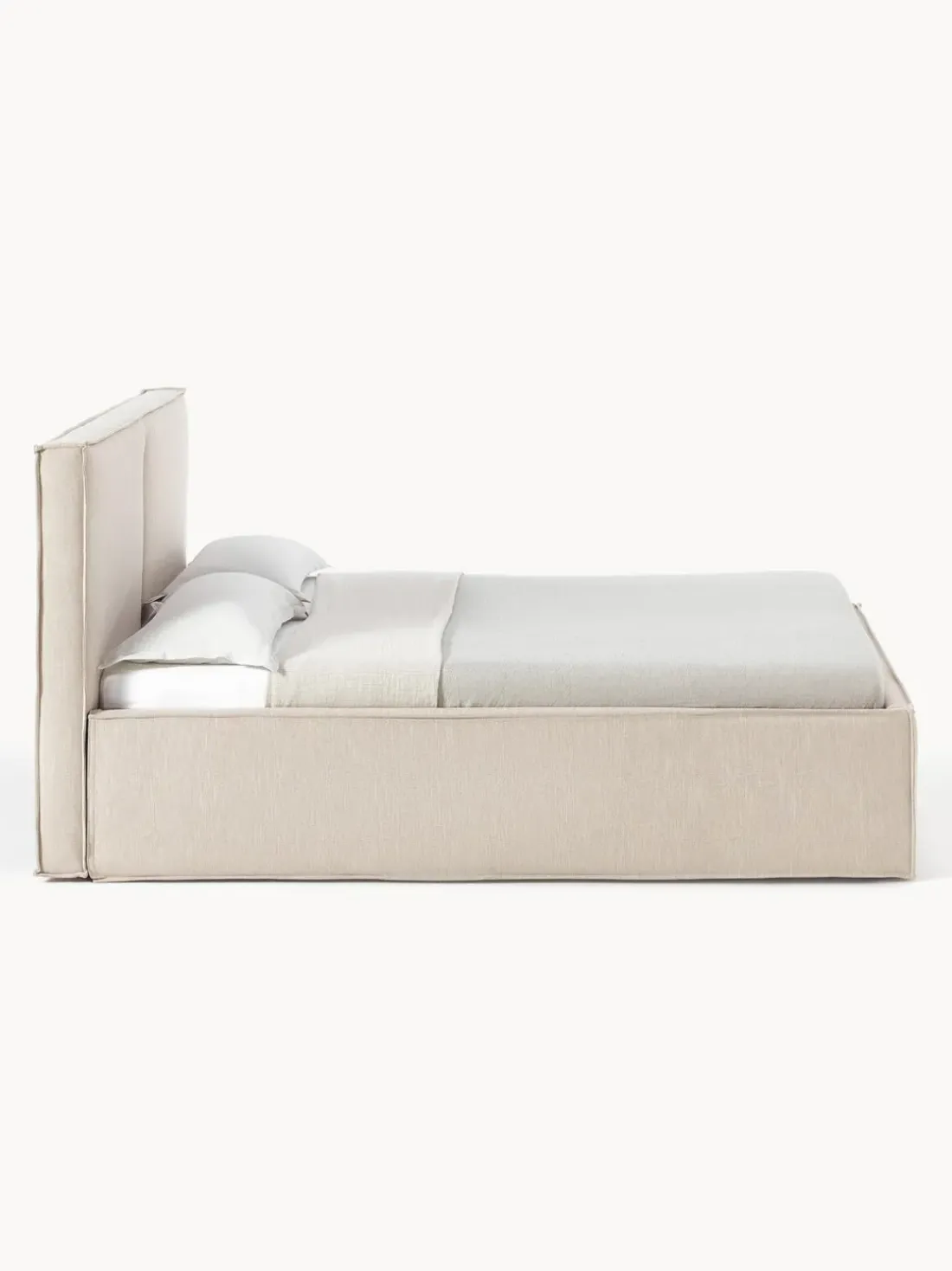 Cama tapizada con espacio de almacenamiento Dream