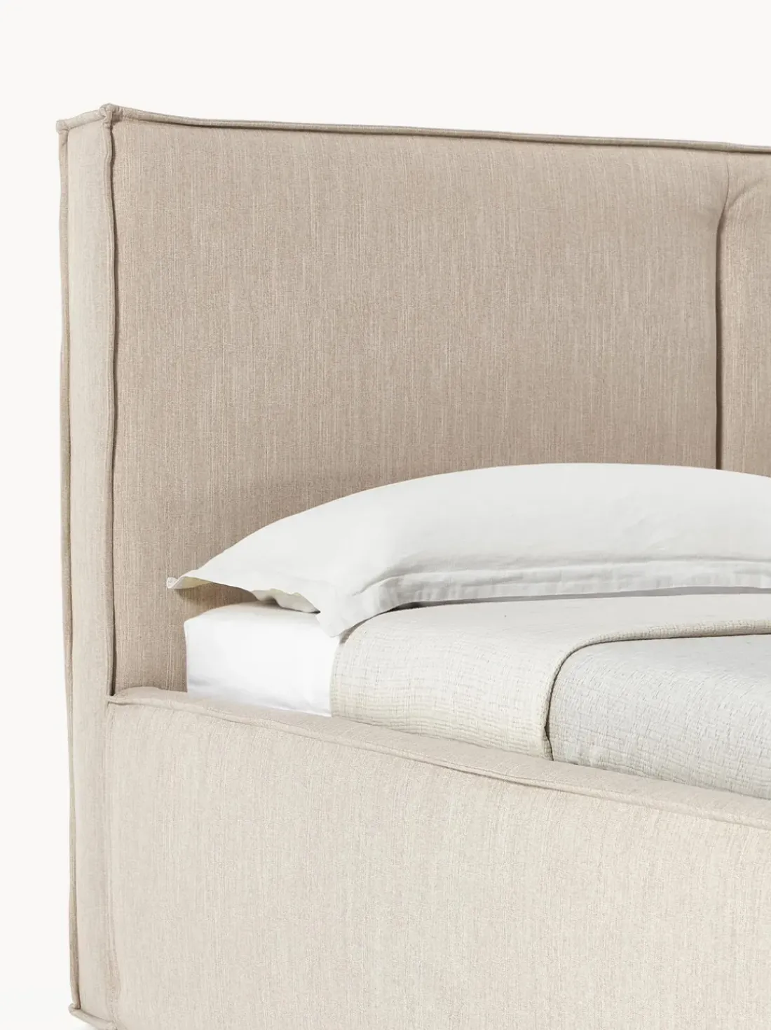 Cama tapizada con espacio de almacenamiento Dream