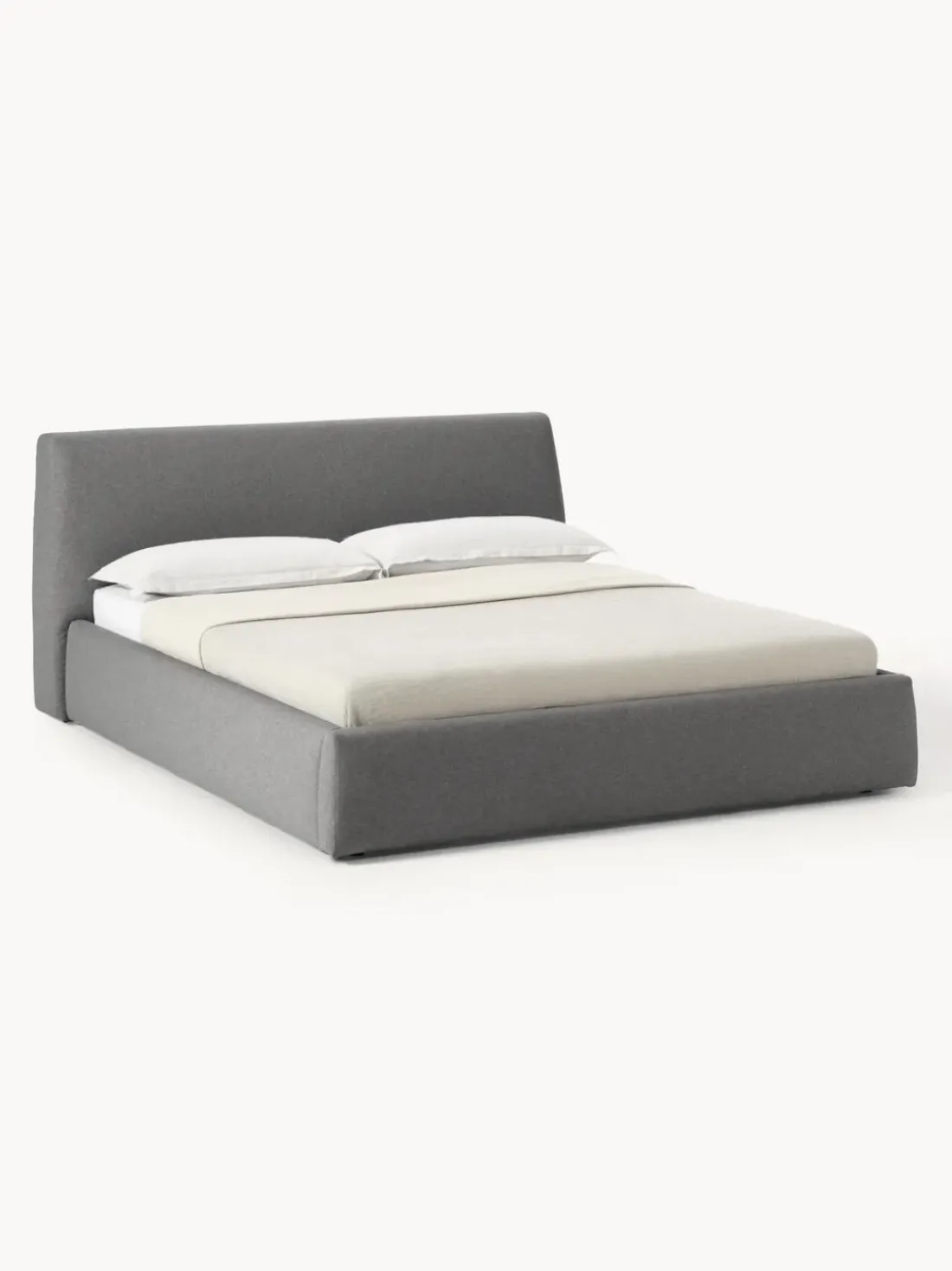 Cama tapizada con espacio de almacenamiento Cloud