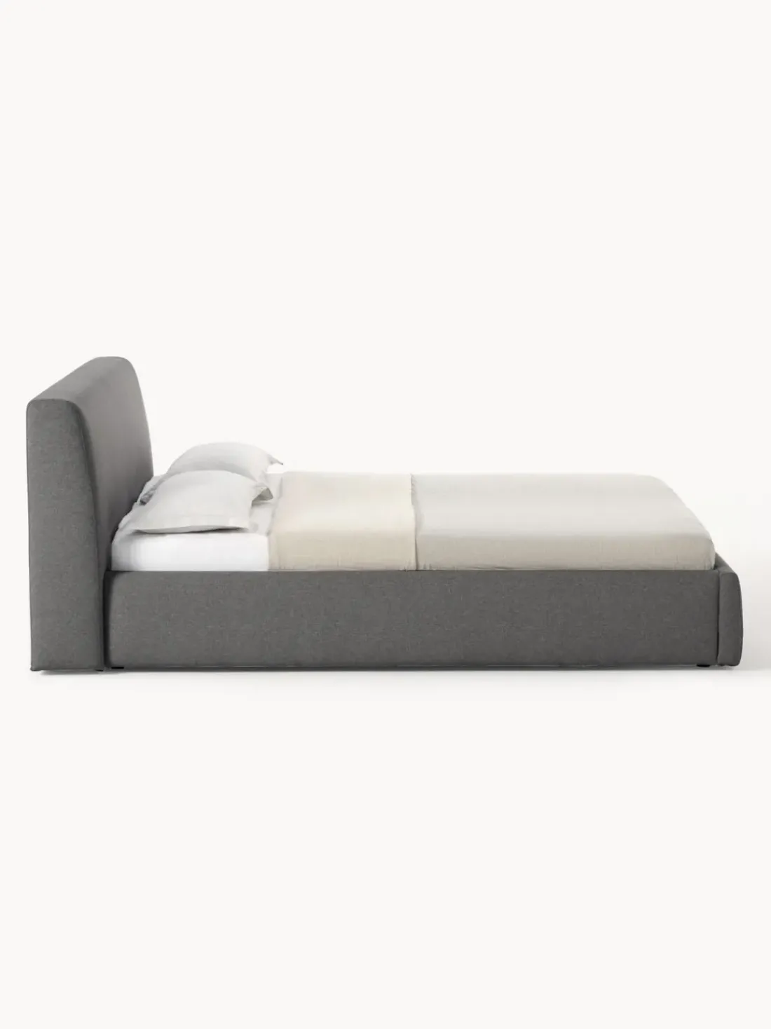 Cama tapizada con espacio de almacenamiento Cloud