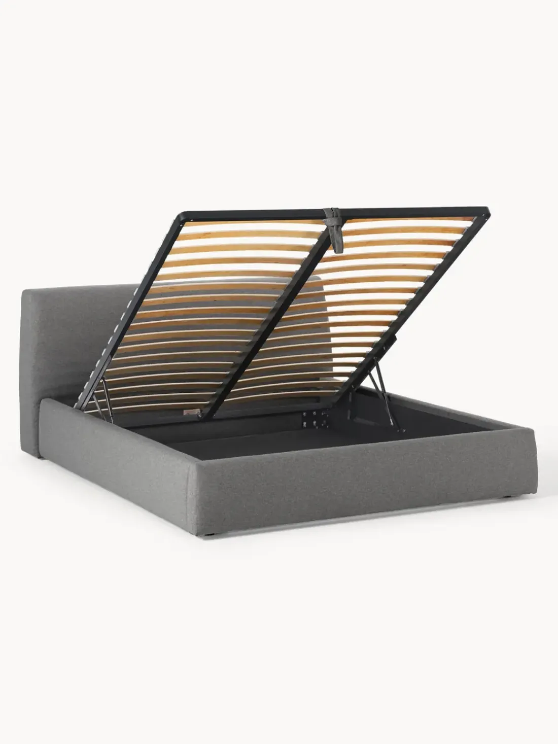 Cama tapizada con espacio de almacenamiento Cloud