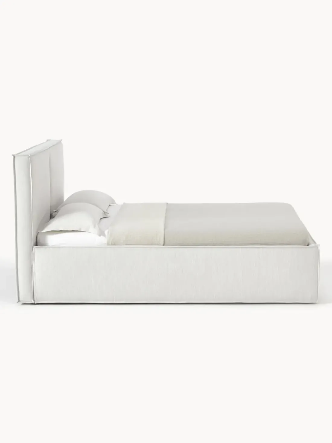 Cama tapizada con espacio de almacenamiento Dream