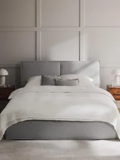 Cama tapizada con espacio de almacenamiento Dream